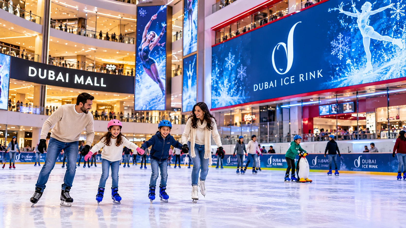 Dubai Ice Rink tickets and indoor ice skating experience
