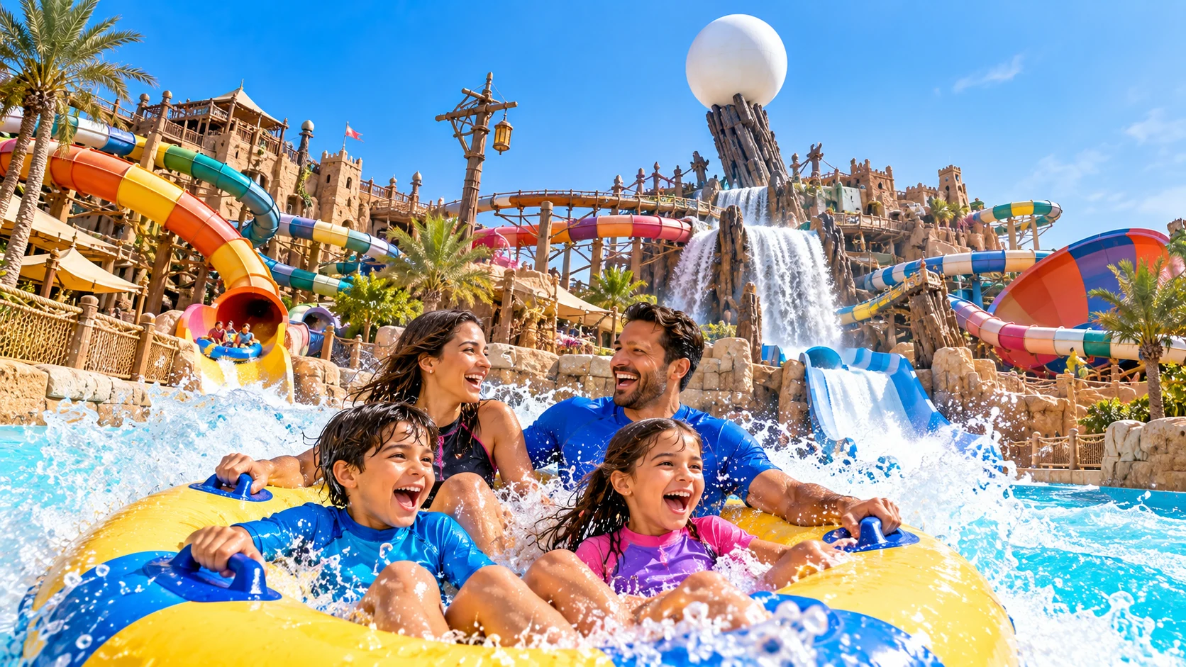 Yas Waterworld Abu Dhabi tickets and waterpark rides