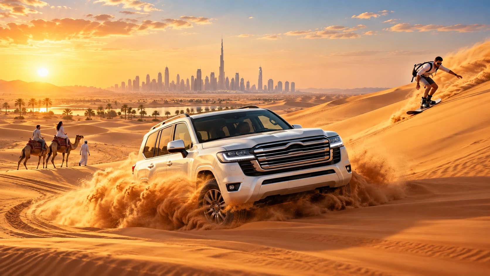 Half Day Desert Safari Dubai AED 650 private car