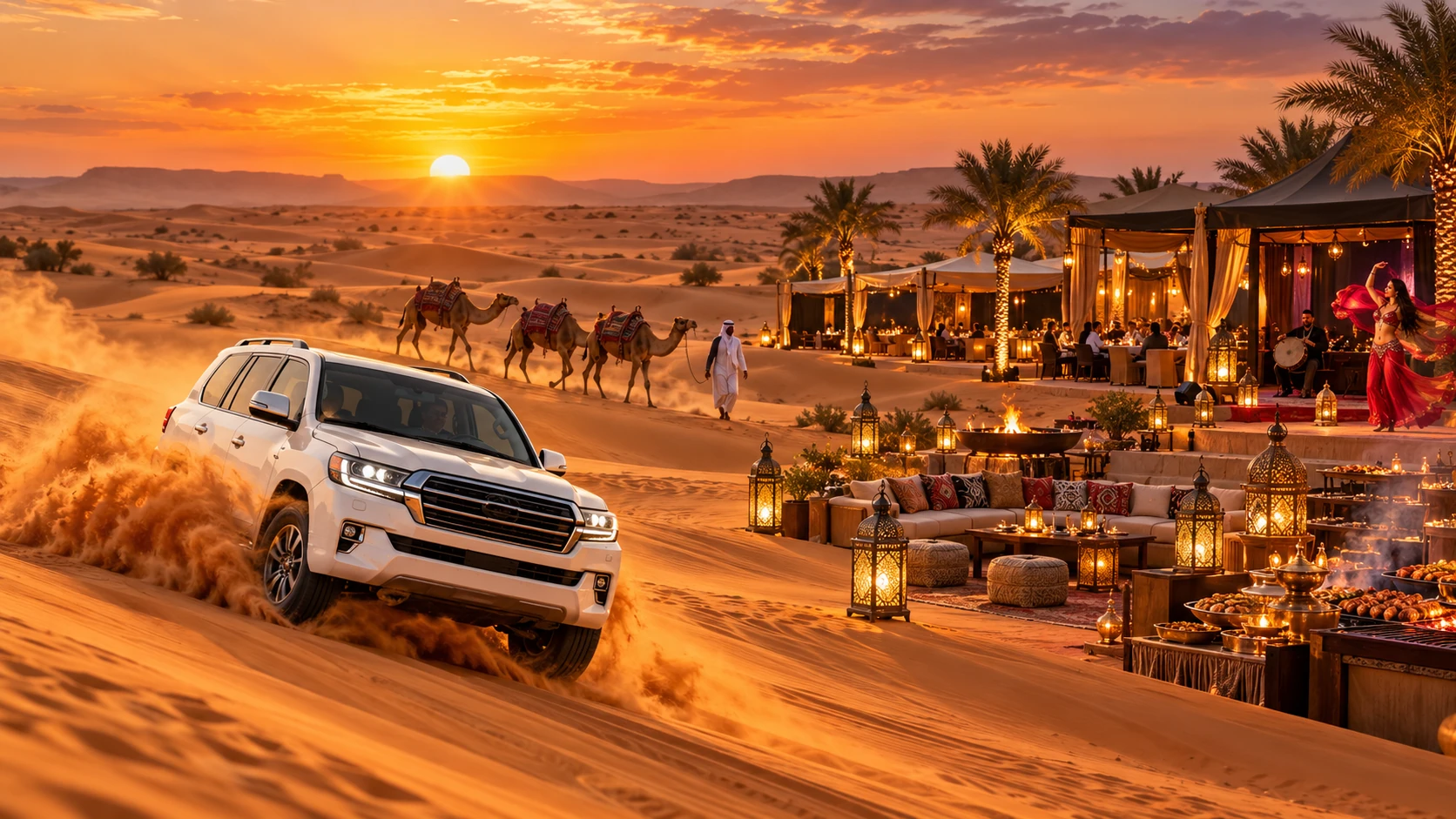 VIP Desert Safari Dubai with BBQ Dinner AED 174 per person
